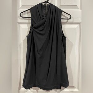 Helmet Lang black drape top